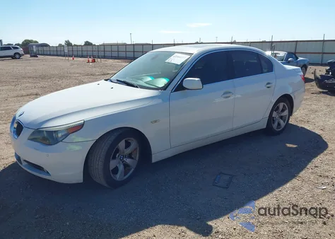 2007 BMW 530I z USA, uszkodzony, nr VIN WBANE735X7CM48520